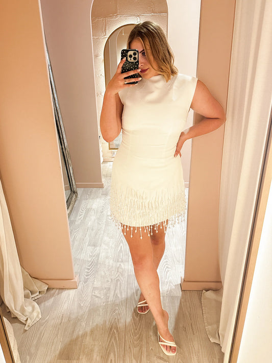 Odd Muse - The Ultimate Muse Pearl Drop Sleeveless Dress