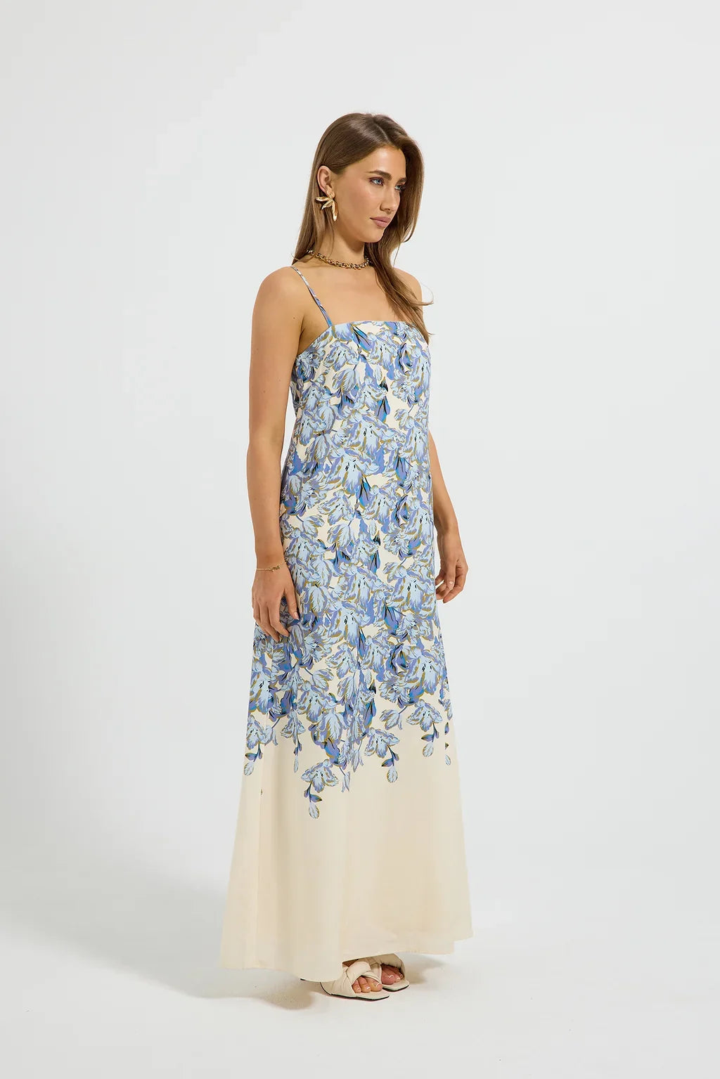 Pasduchas - Bowie Maxi Dress - Bluebell Floral