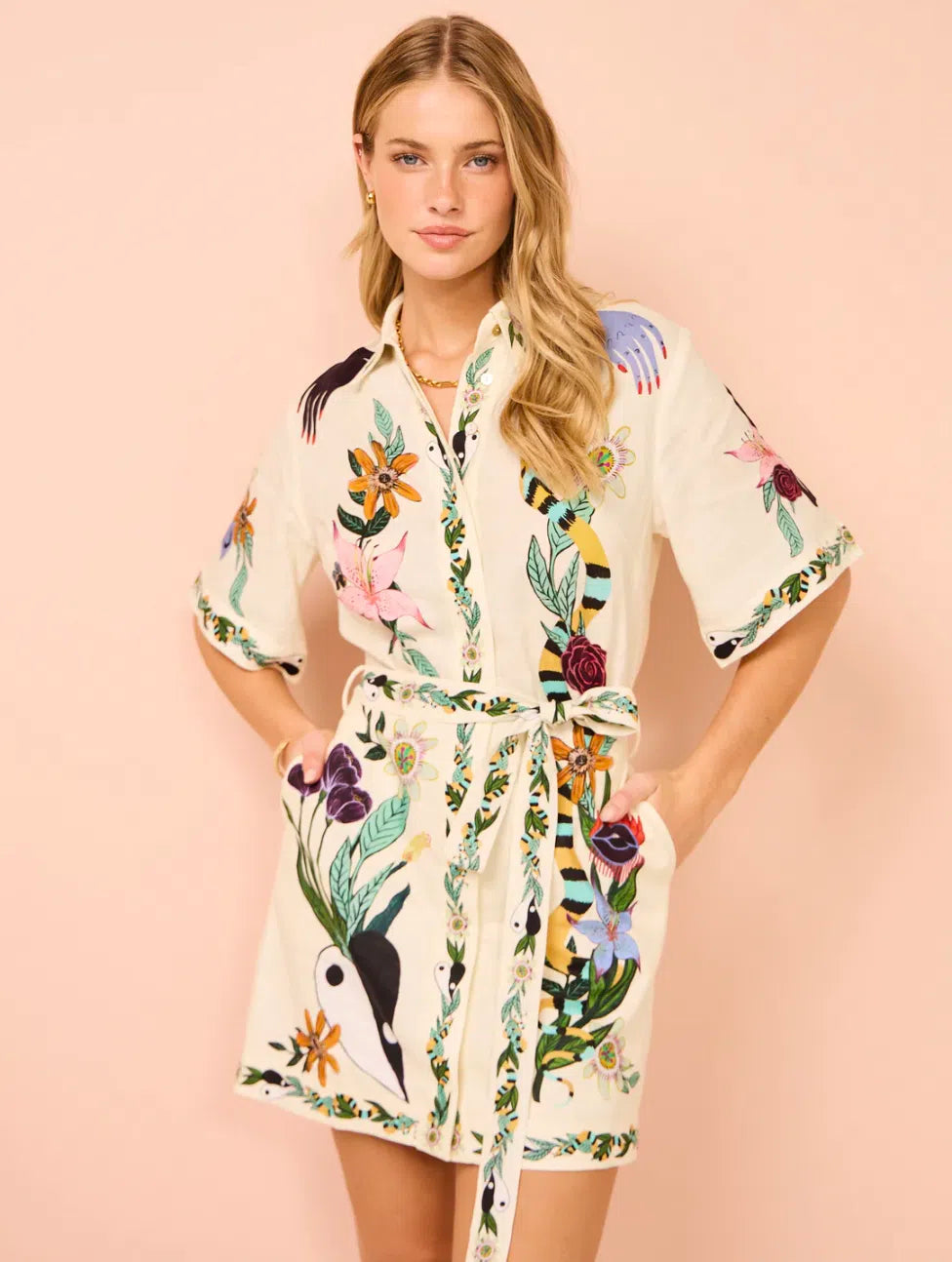Alemais - Meghan Mini Shirtdress