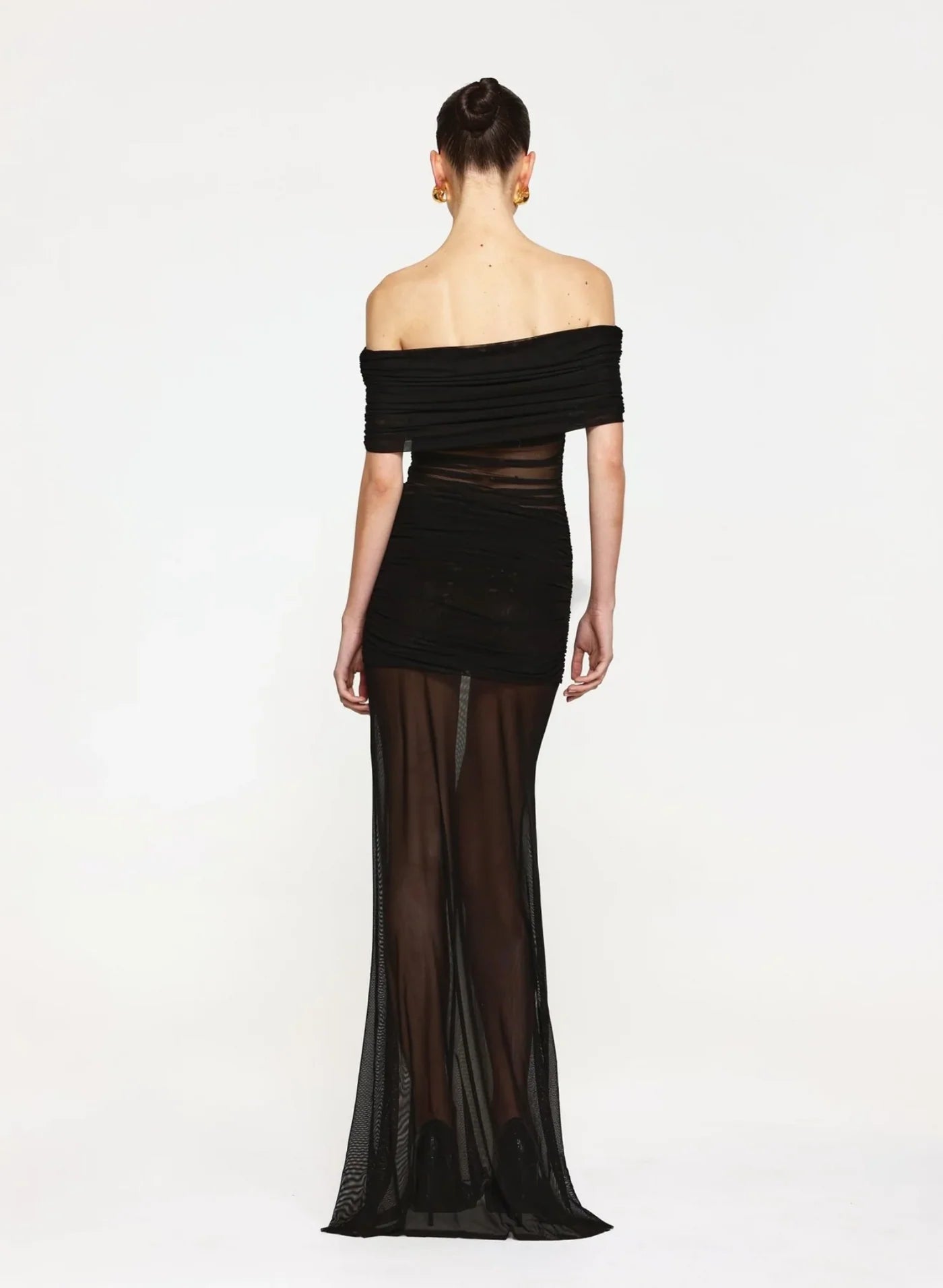 Effie Kats - Windsor Gown - Black No Strings Dress Hire Effie Kats - Windsor Gown - Black No Strings Dress Hire