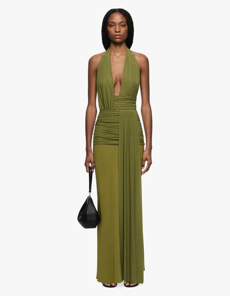 Bec + Bridge - Cassis Drape Maxi Dress - Fern