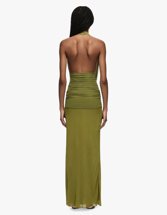 Bec + Bridge - Cassis Drape Maxi Dress - Fern