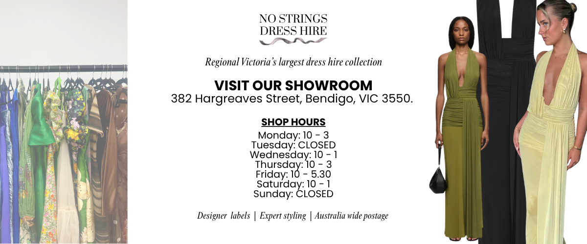 Leading Australian Designer Dress Hire | Bendigo Showroom No Strings Dress Hire Leading Australian Designer Dress Hire | Bendigo Showroom No Strings Dress Hire