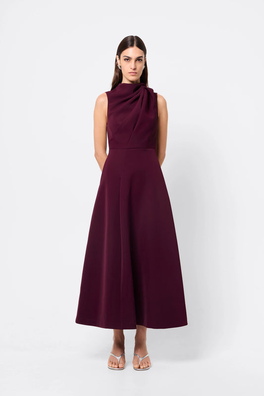 Mossman - Cosmic Maxi Dress - Cherry Laquer