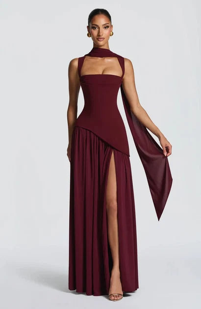 Babyboo - Tullulah Maxi Dress - Cherry Lacquer
