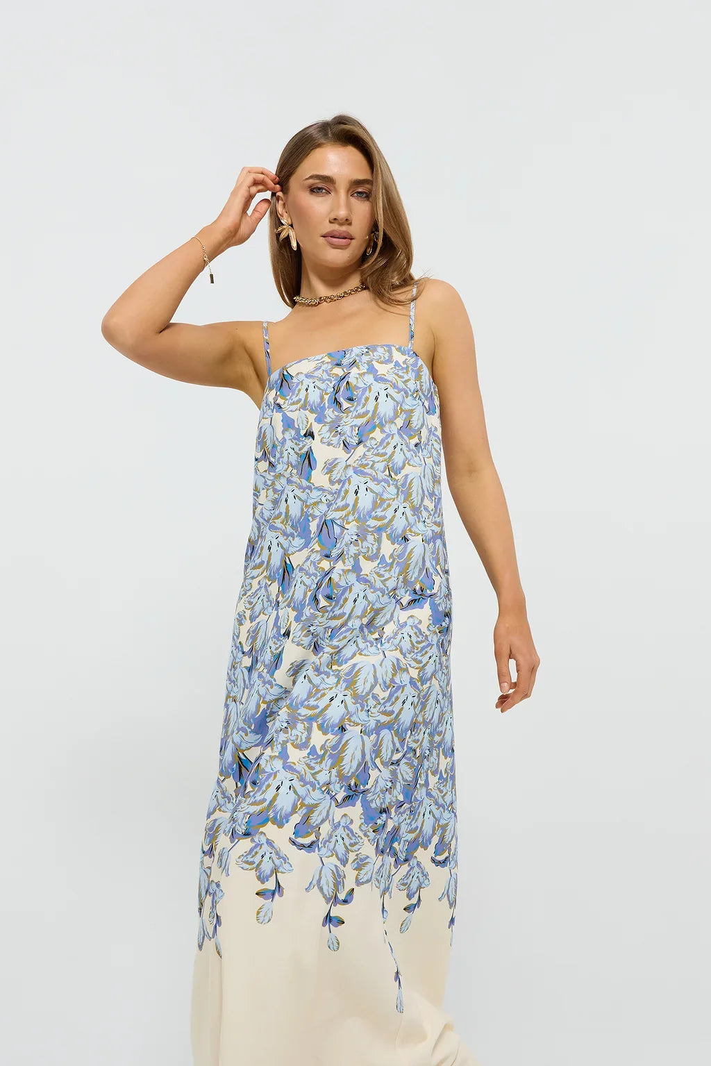 Pasduchas - Bowie Maxi Dress - Bluebell Floral