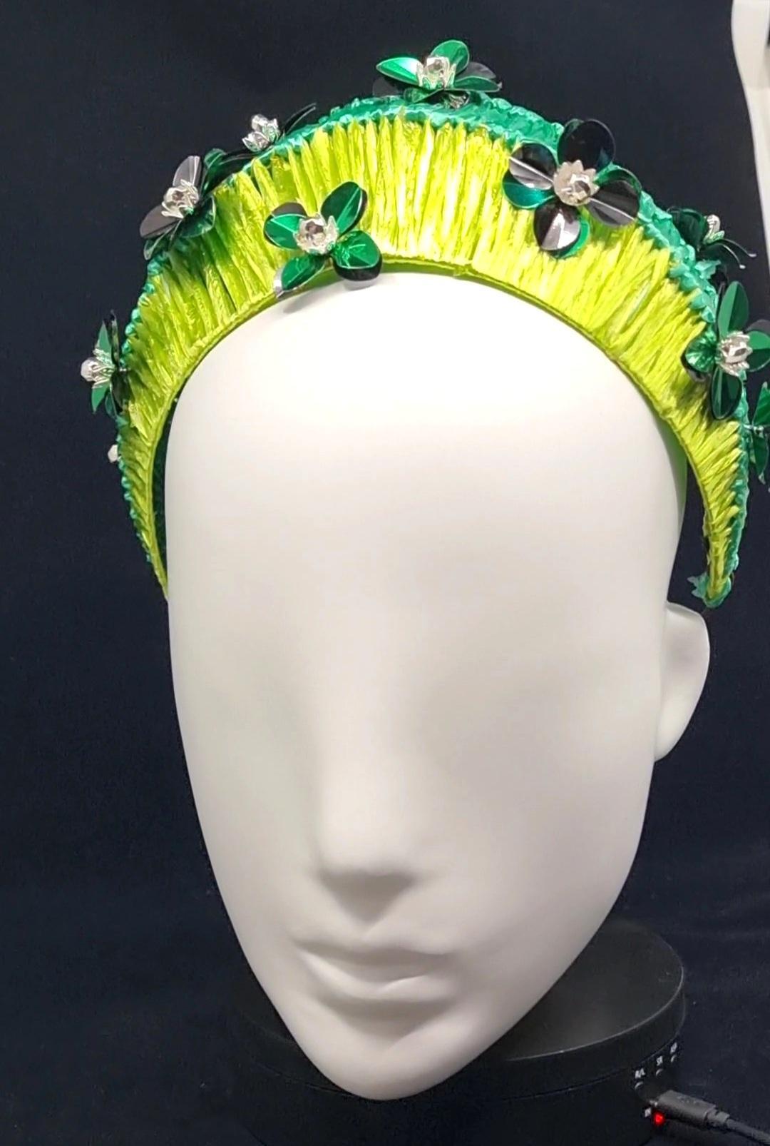 Stephanie Munro Millinery - Emerald Crown