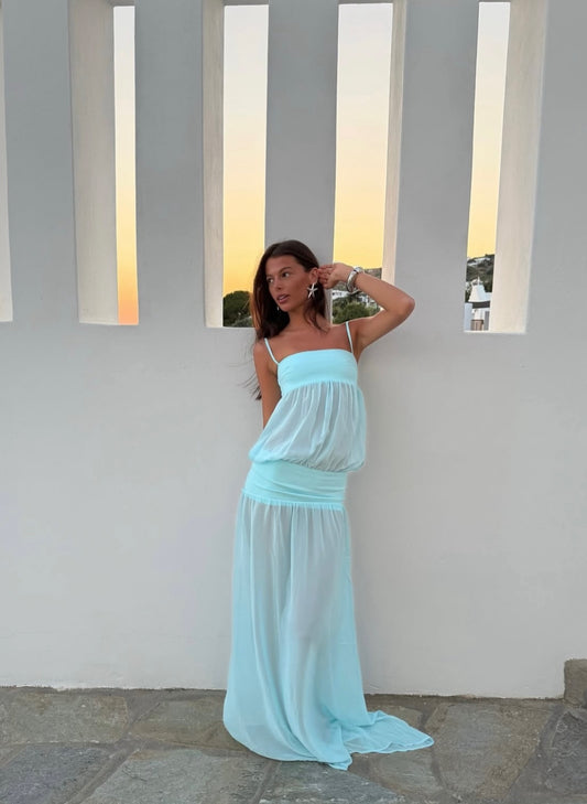 Ance Gria -Romeo Gown - Aqua