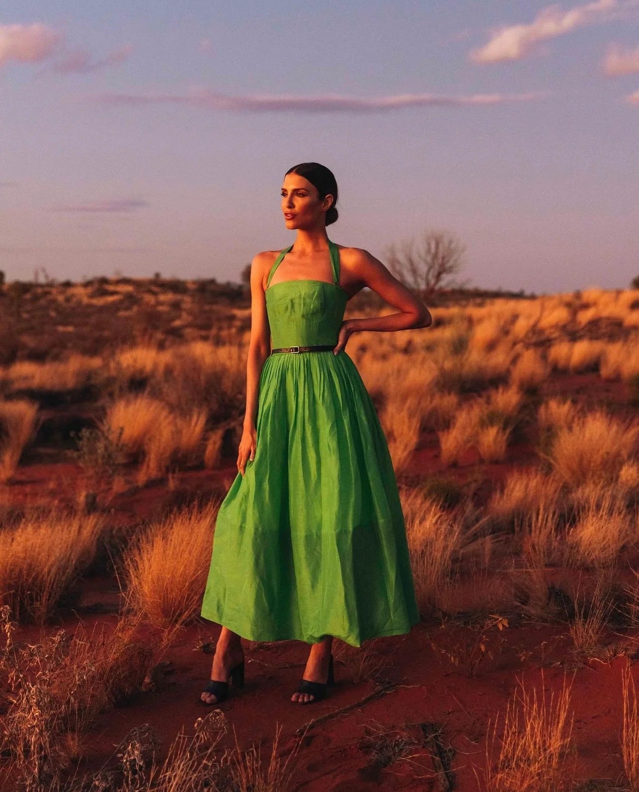 Leo Lin - Citron Midi Dress No Strings Dress Hire Leo Lin - Citron Midi Dress No Strings Dress Hire