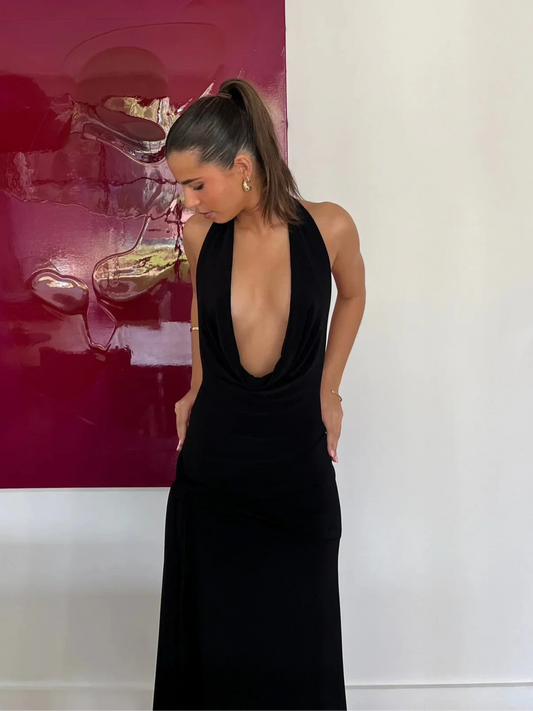 La Marie - Nadia dress - black