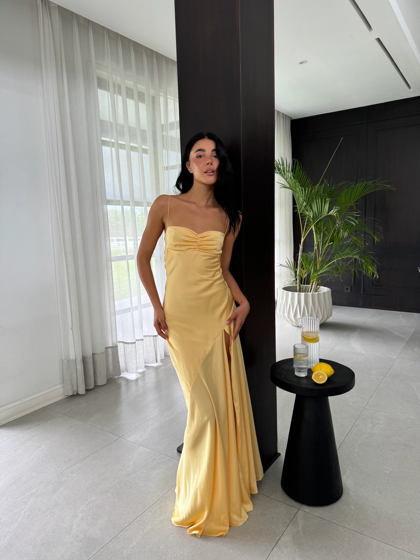 HNTR the label - Gaia Gown - Gold Sun