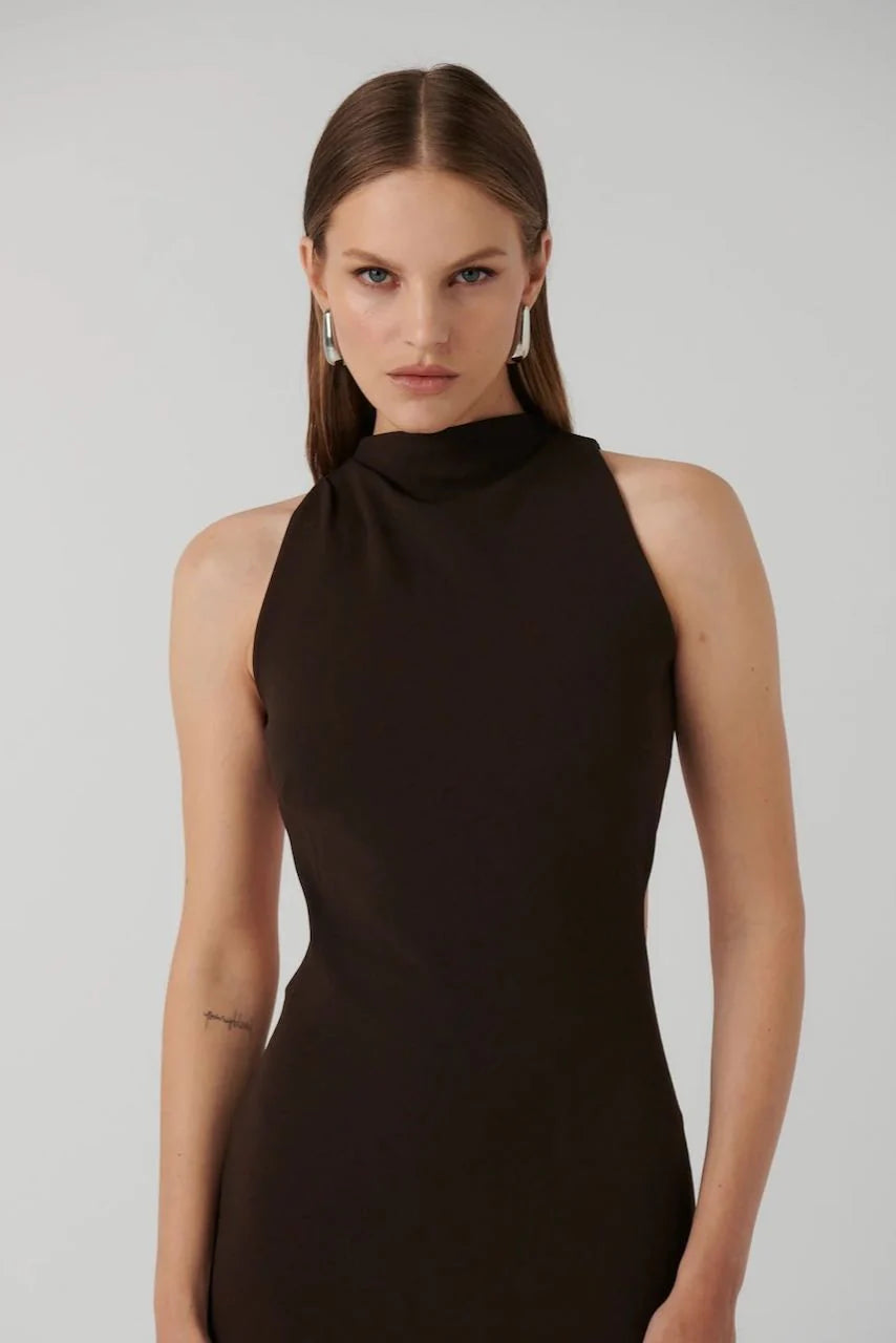 Effie Kats - Ambre Gown - Coffee
