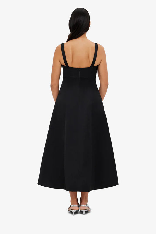 Leo Lin - Odette Midi Dress - Ebony