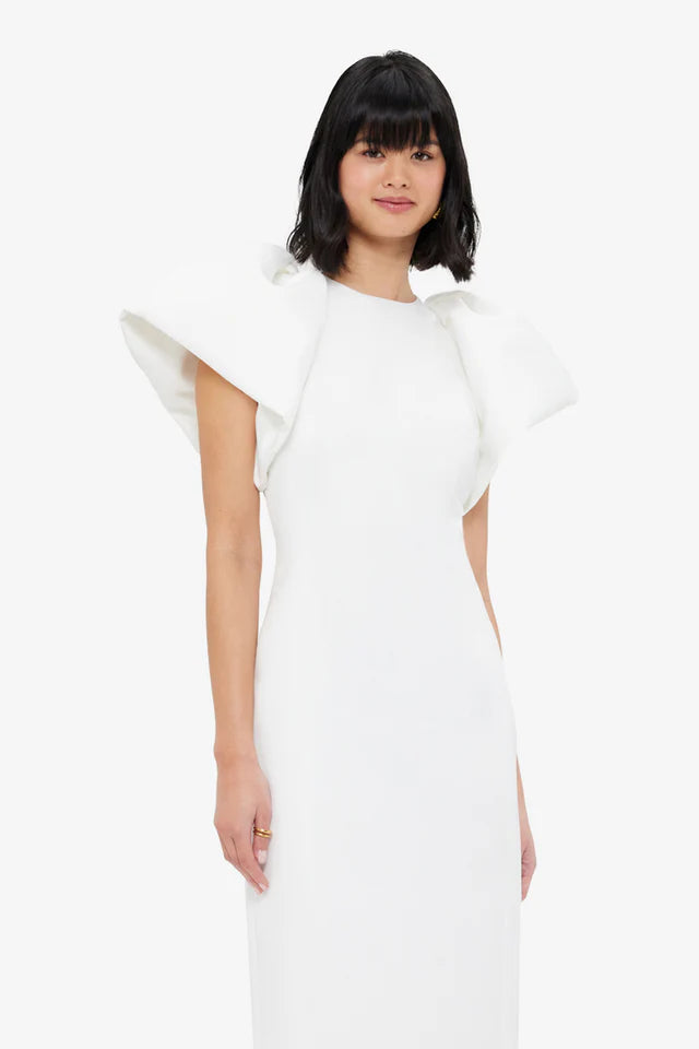 leo lin lucinda maxi dress LEO LIN Lucinda Hydrangea Embellished Maxi Dress