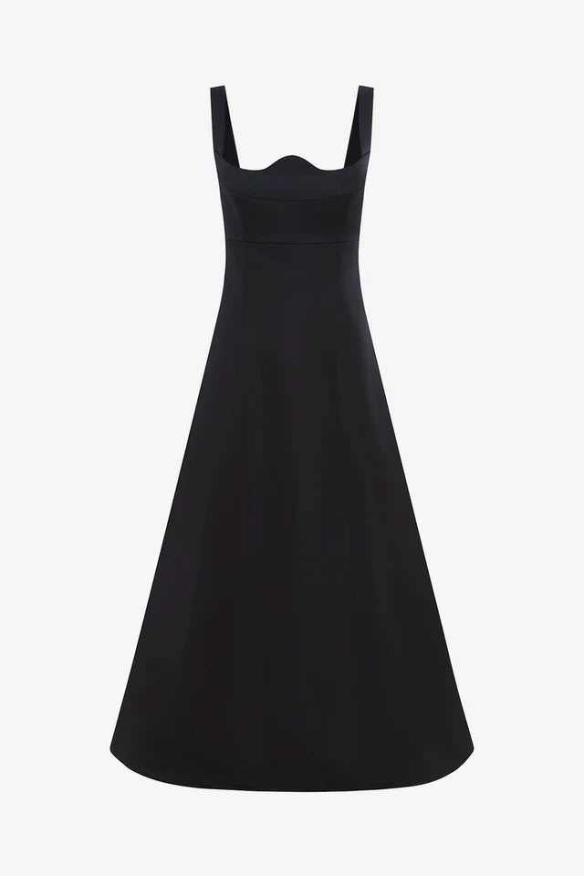 Leo Lin - Odette Midi Dress - Ebony