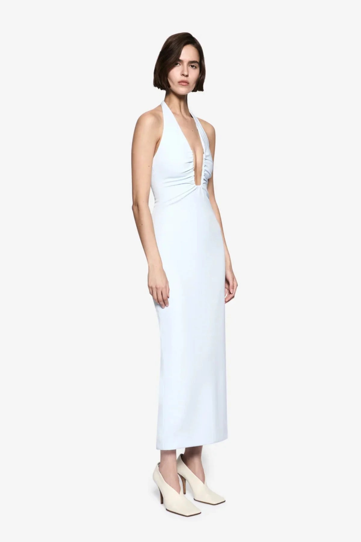Misha - The Lusi Crepe Dress - Skywriting