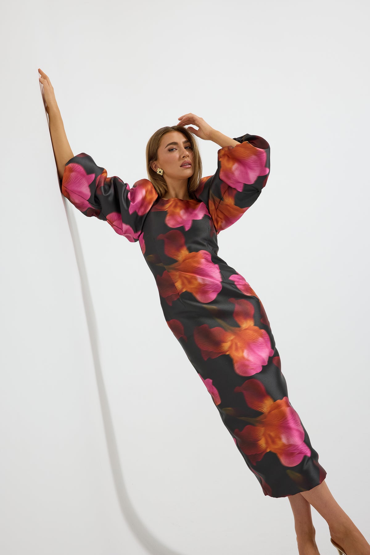 Pasduchas - Ava Sleeve Midi - Spiced Flora