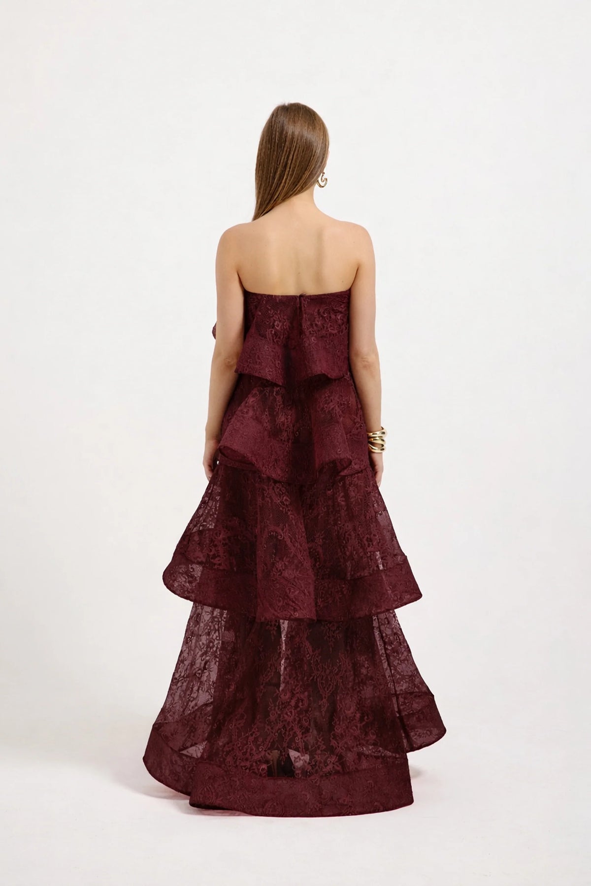 Pasduchas - Ophelia Lace Maxi - Cherry