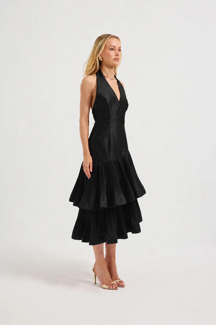 Pasduchas - Lennox Pleated Halter Midi