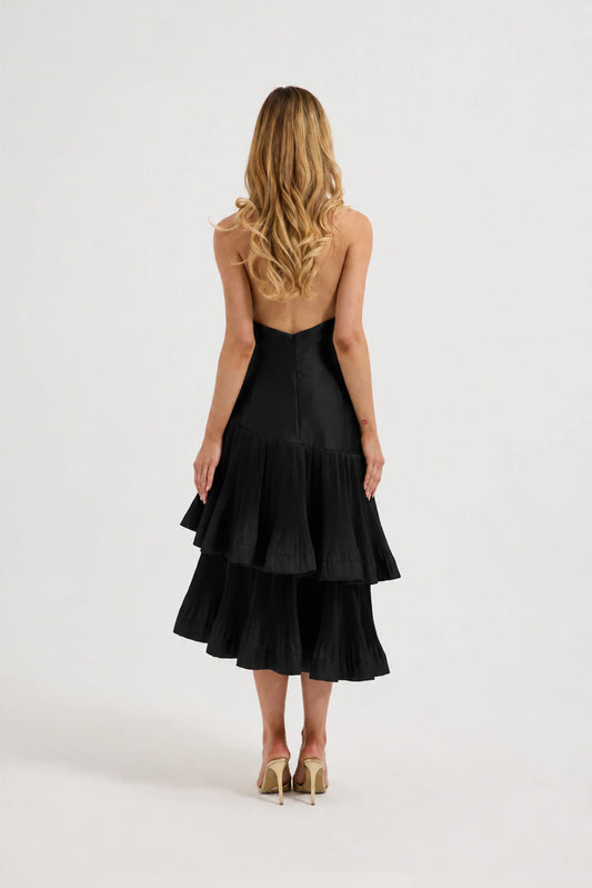 Pasduchas - Lennox Pleated Halter Midi