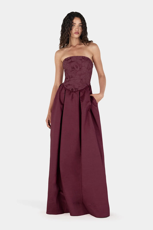 Hansen & Gretel - Portia Maxi Dress - Mulberry