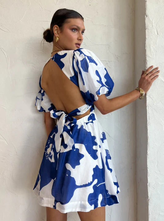 Sir the Label - Vivi Open Back Mini Dress