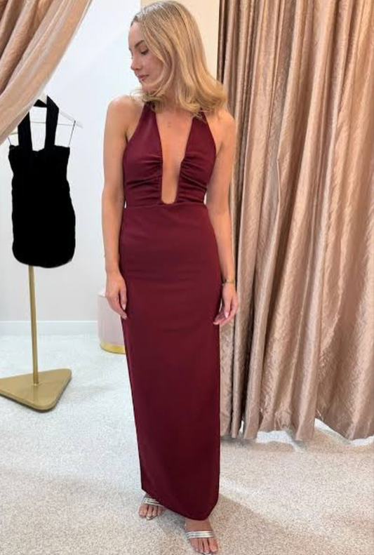 Misha - Alusia Dress - CHERRY RED