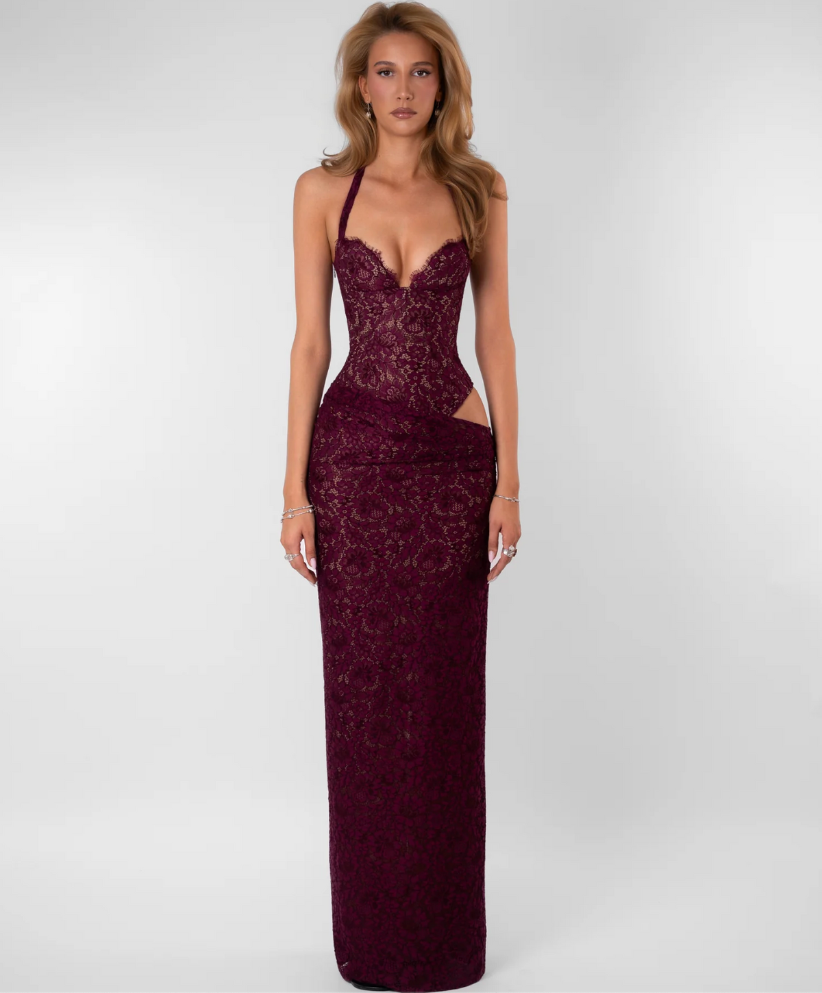 Fenity - Veronica Dress - Burgundy