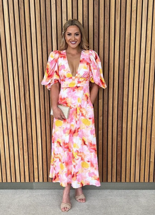 Acler - Hamilton Dress (Pink Floral)