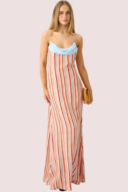 With Harper Lu - Draped Slip Dress