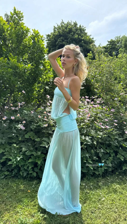 Ance Gria -Romeo Gown - Aqua