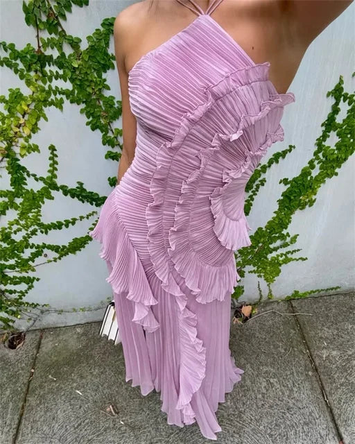 Emma Ruffle Maxi  Dress