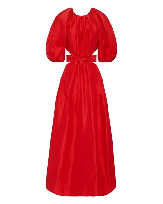 AJE - Mimosa Midi Dress - RED