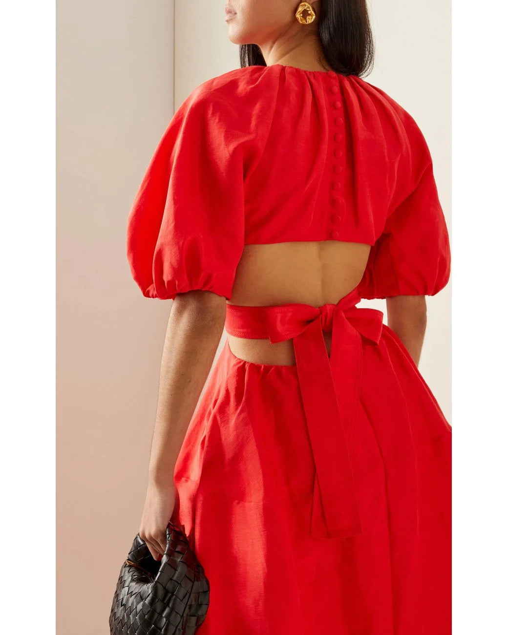 AJE - Mimosa Midi Dress - RED