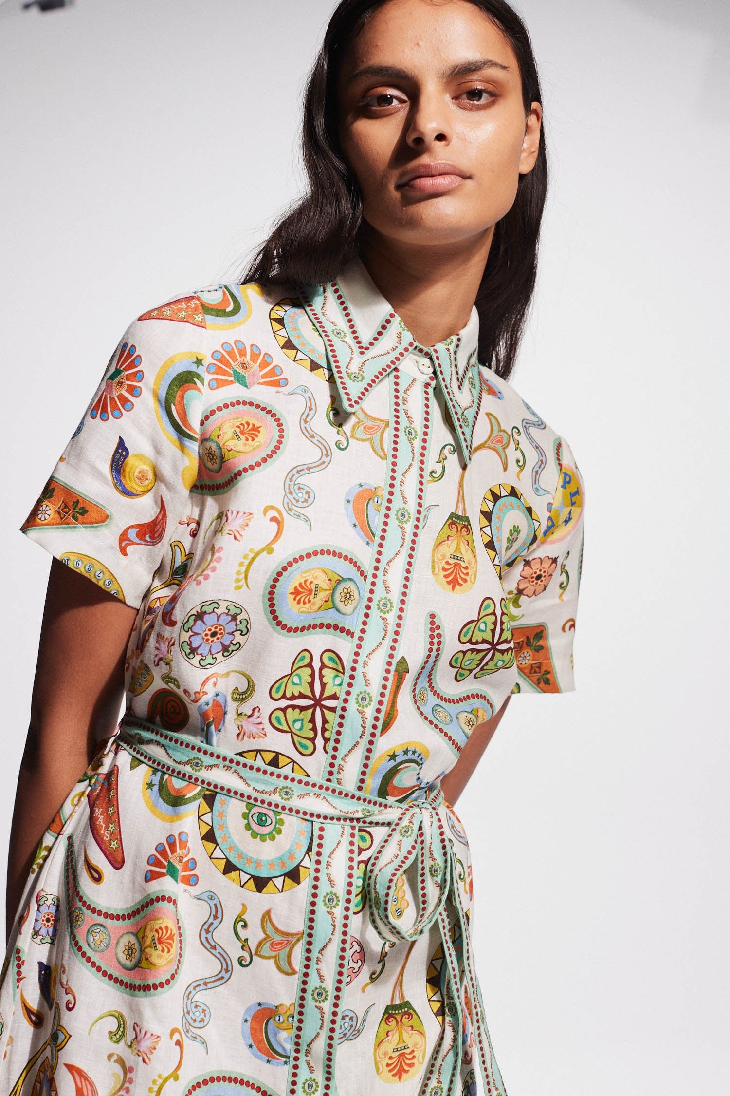 alemais arcade mini dress Alemais Arcade Mini Dress Multi