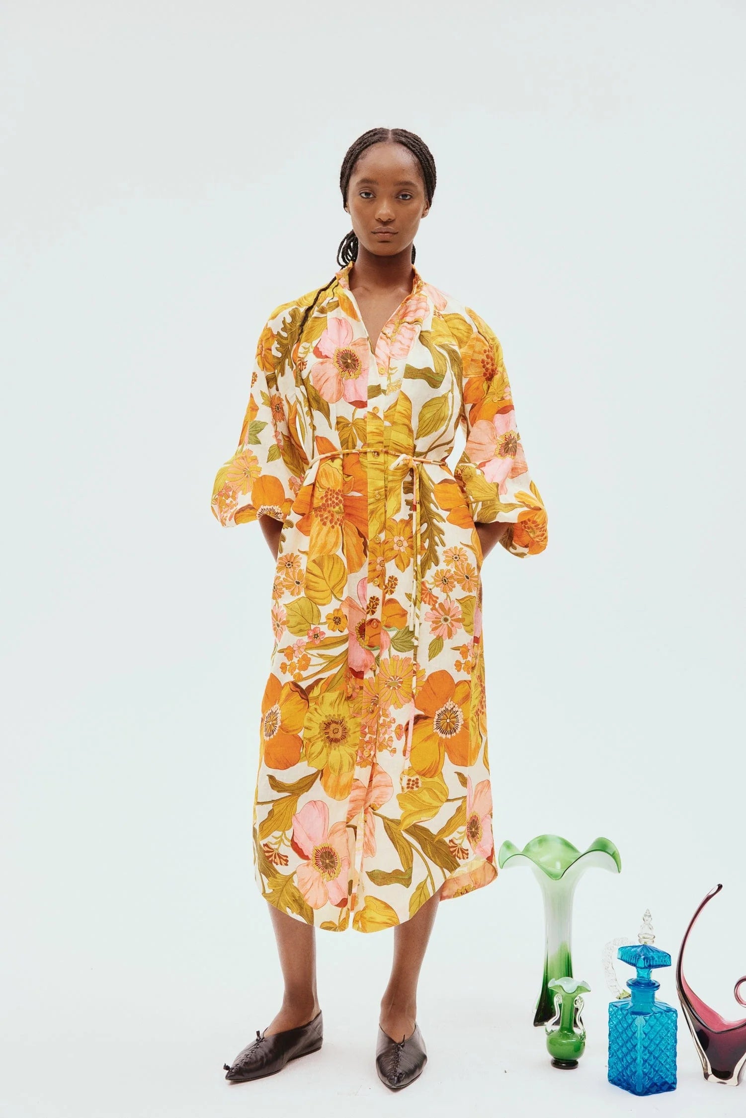 alemais shirt dress Alemais SIDI Shirt Dress Shirt Dress multicoloured, Women's, Size: 40, Multi/coloured