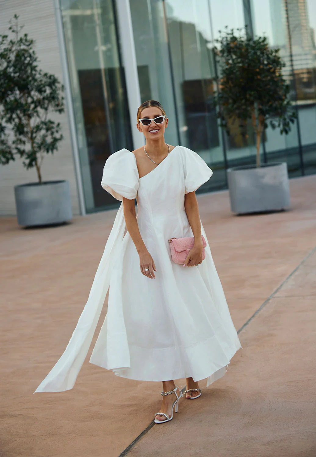 AJE - Arista Tulip Sleeve Midi Dress