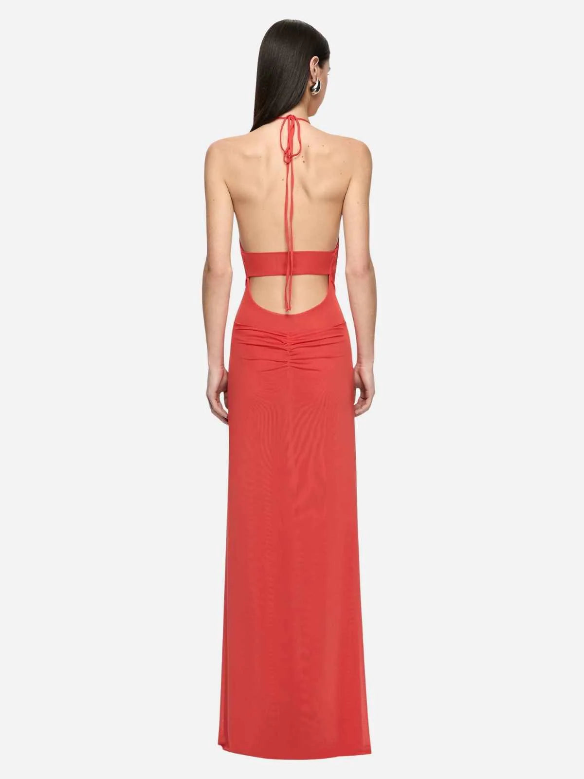 Bec + Bridge - Xanthi V Neck Maxi Dress - Flame