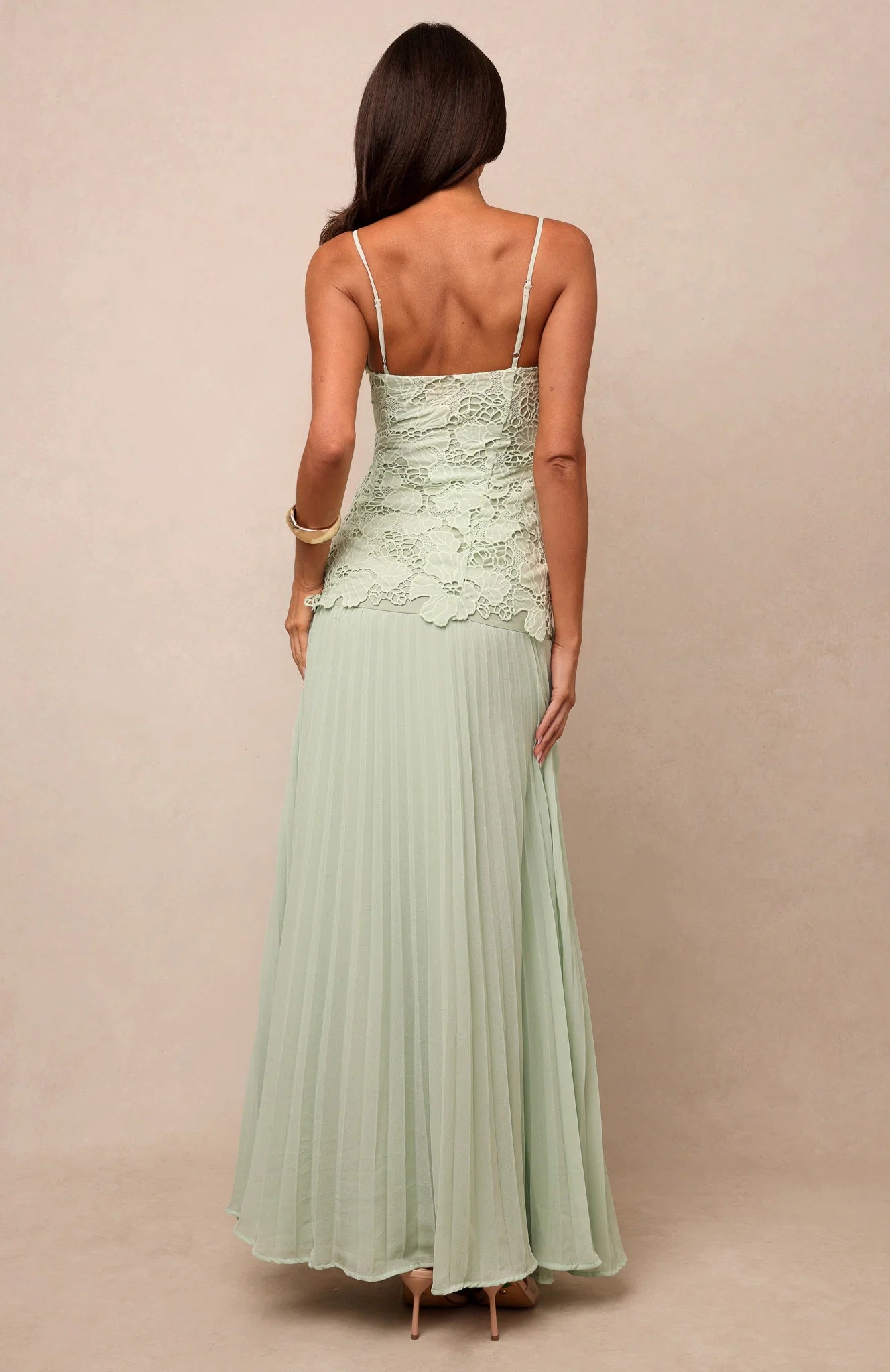 Borrowed Heart Maxi Dress - Mint