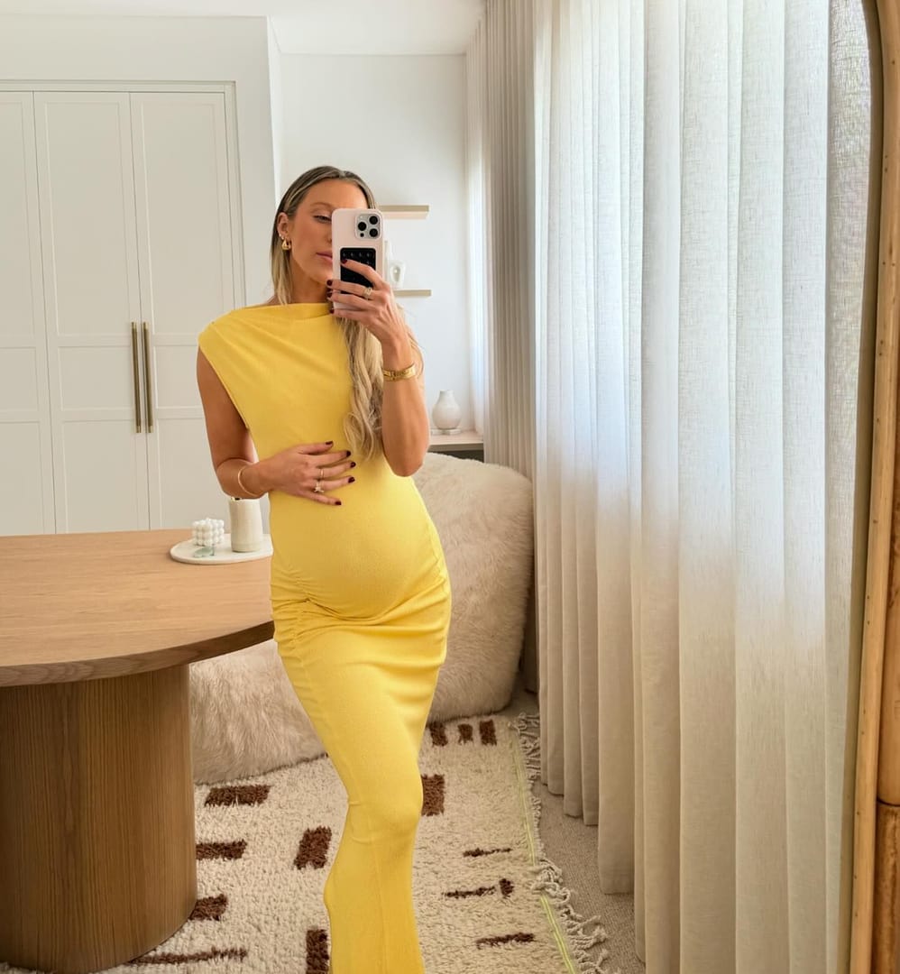 Suboo - Vega Rouched Front Midi Dress - Butter Yellow
