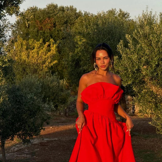 Elliat - Laurel Sleeveless Maxi Dress In Red