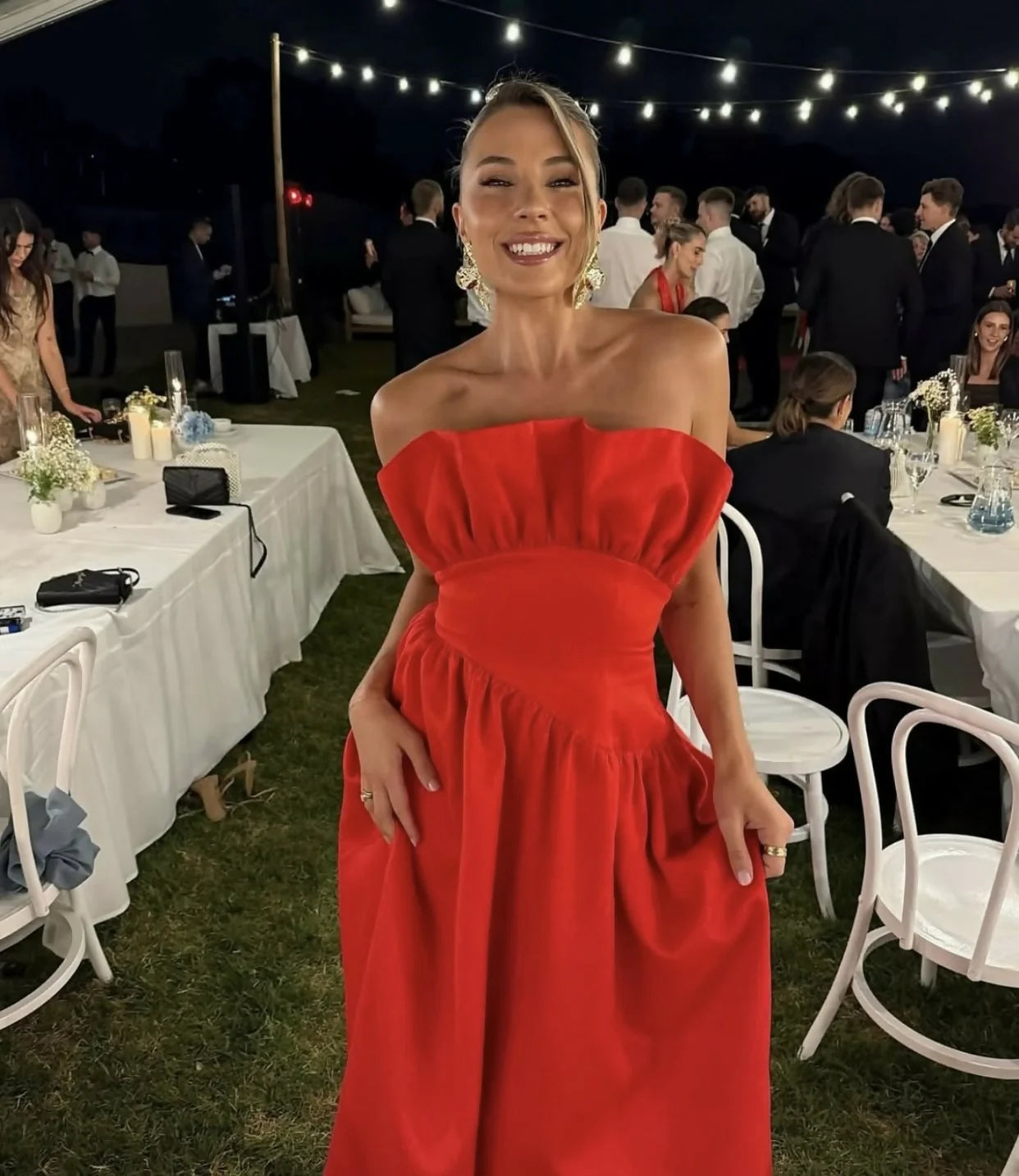 Elliat - Laurel Sleeveless Maxi Dress In Red