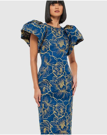Leo Lin - Lucinda Dress - Marine Blue