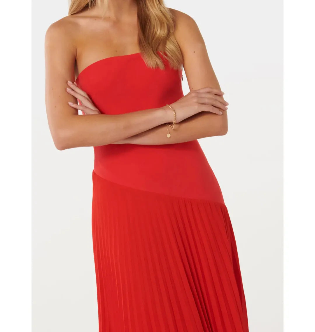 Forever New - Capri Strapless Pleated Dress