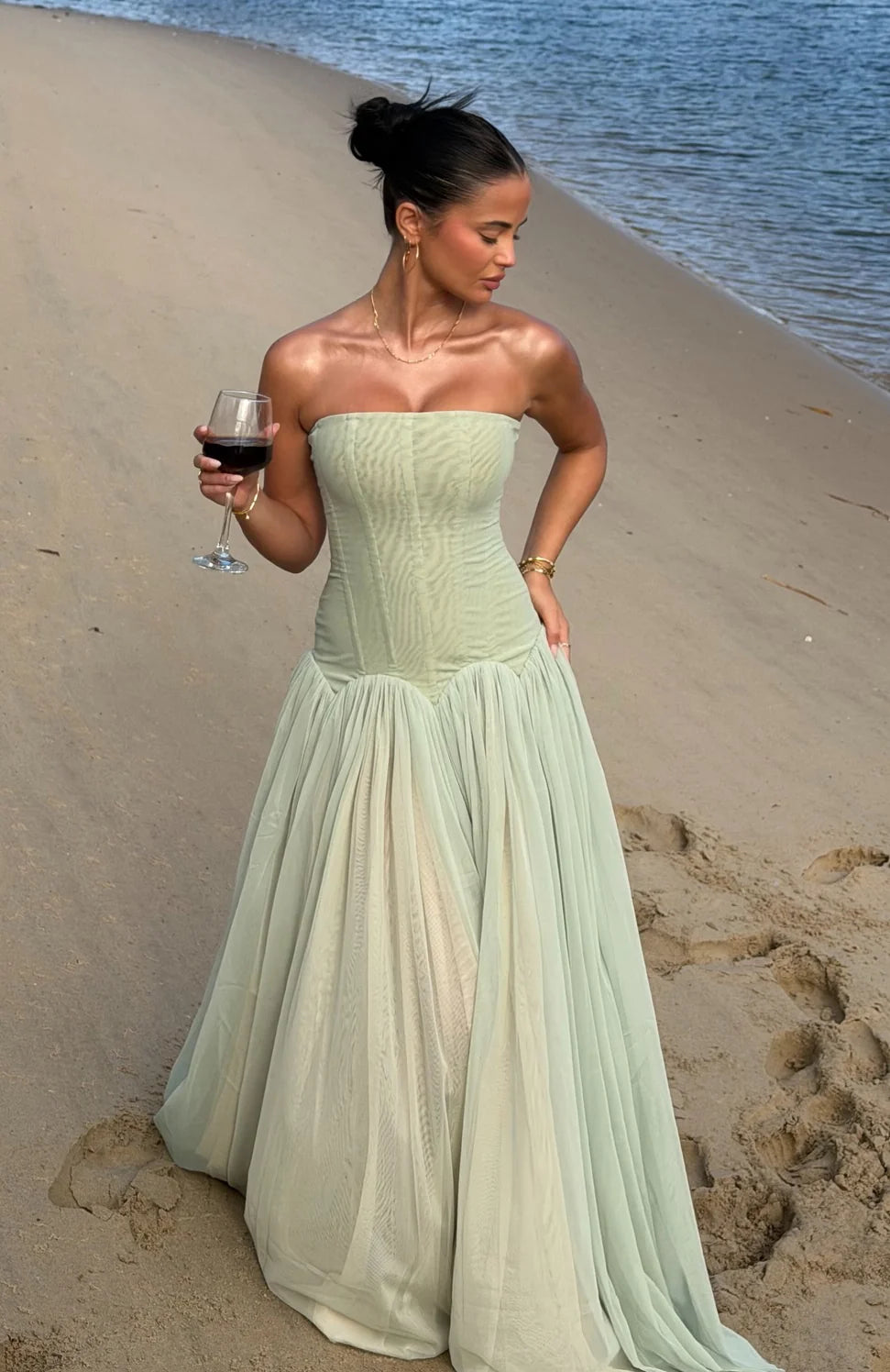 Magic Muse Maxi Dress - Mint
