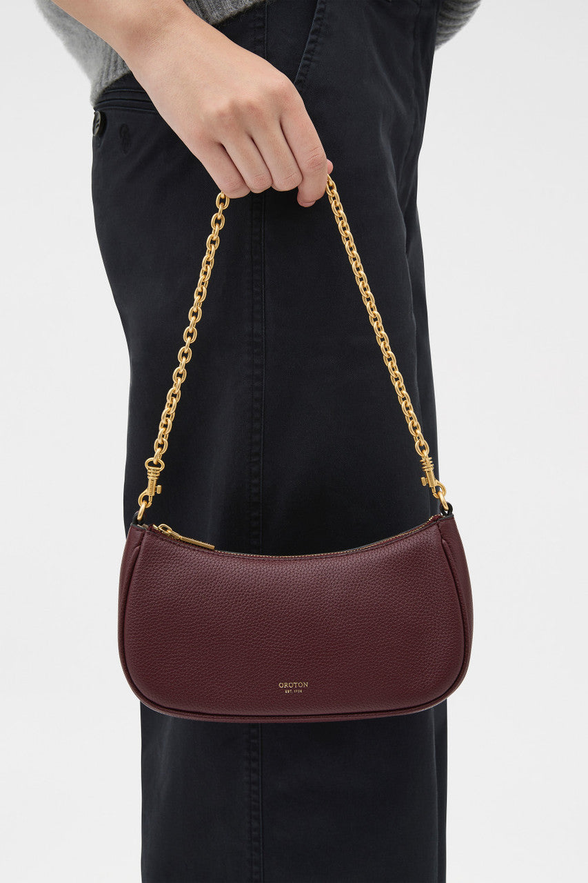 Oroton - Eve Mini Baguette - Burgandy