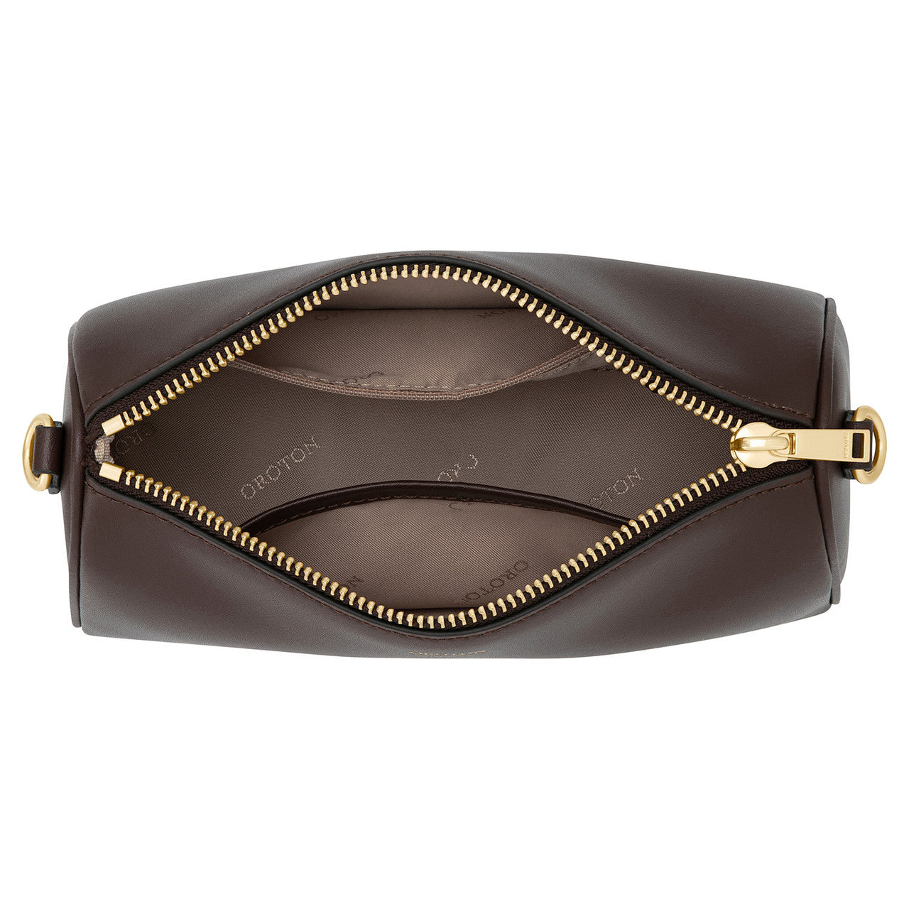 Oroton - Harvey Baguette Crossbody - Chestnut
