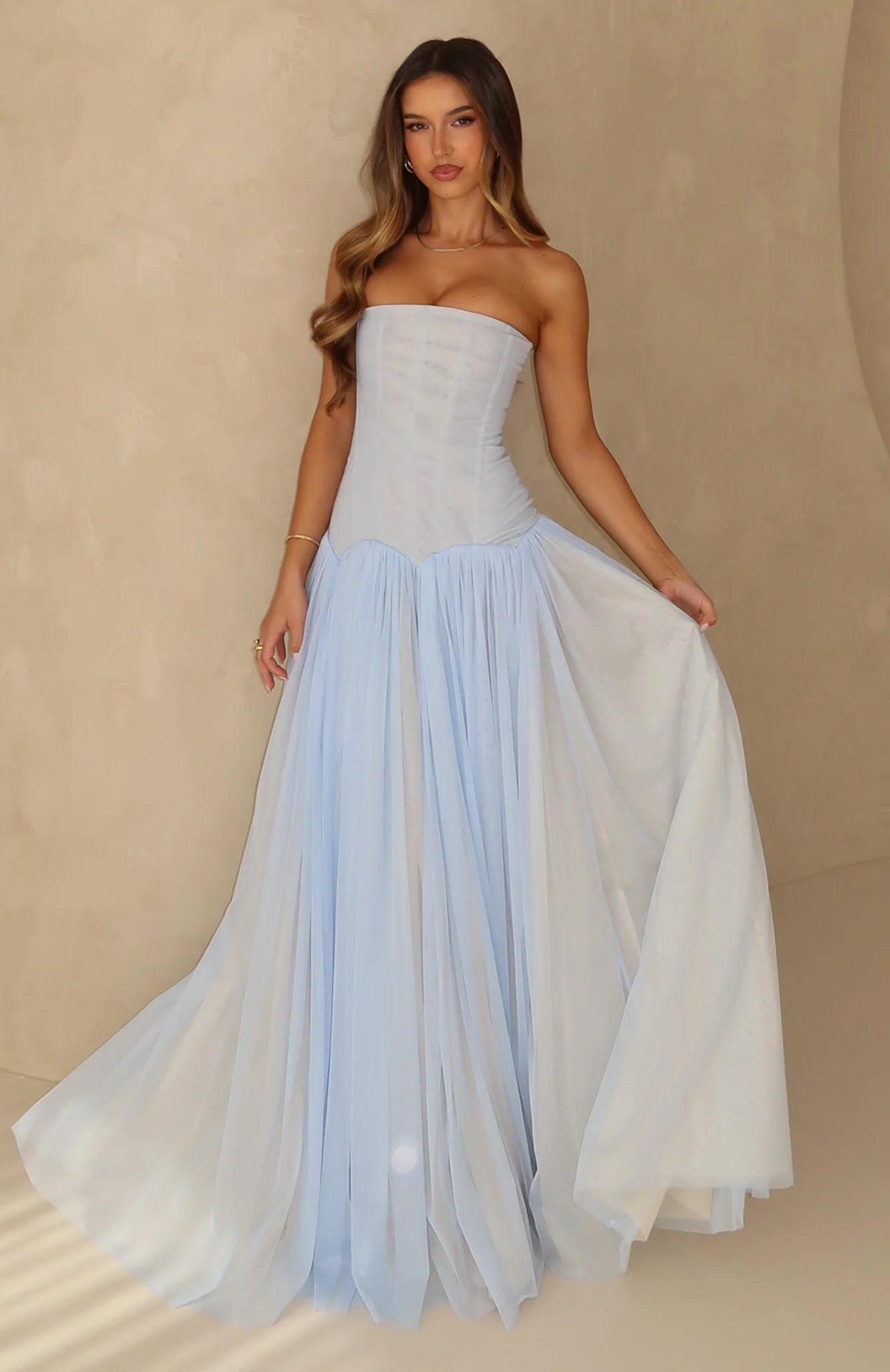 Magic Muse Maxi Dress - Baby Blue