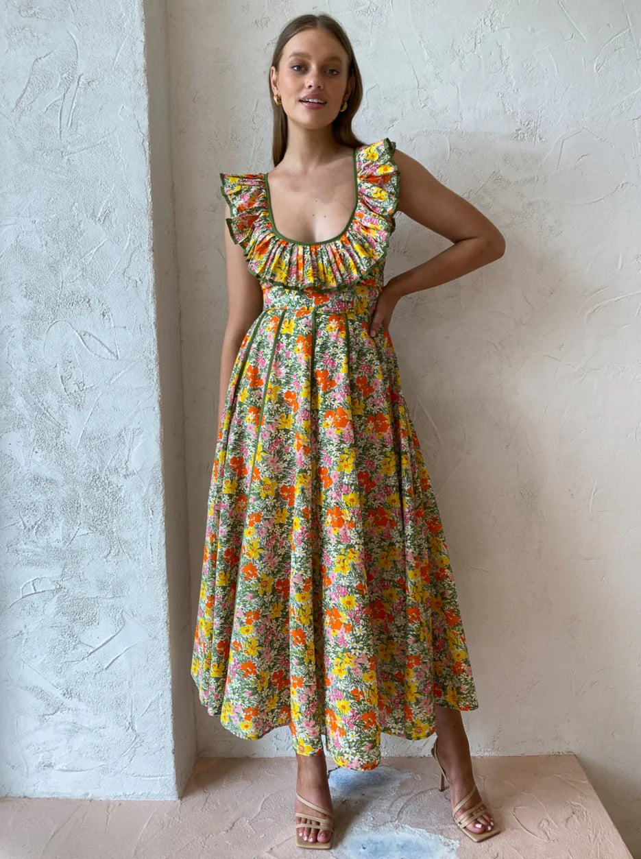 alemais cabana midi dress Alemais Women's Cabana Midi Apron Dress