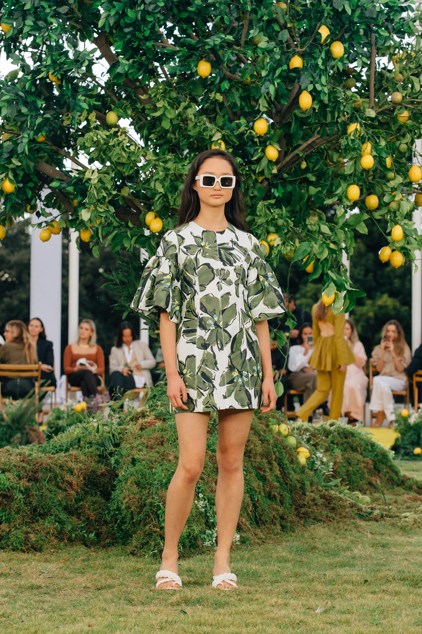 AJE - Oasis Floral-print Dress No Strings Dress Hire AJE - Oasis Floral-print Dress No Strings Dress Hire